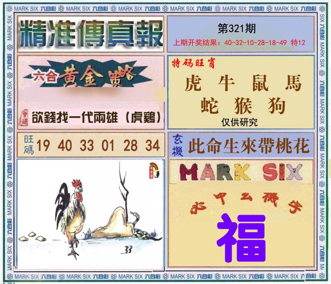 2024321期精准<傳真報>