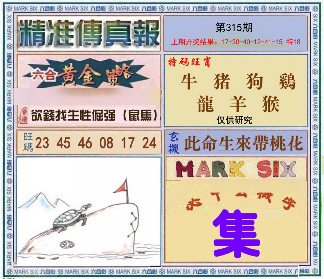 2024315期精准<傳真報>
