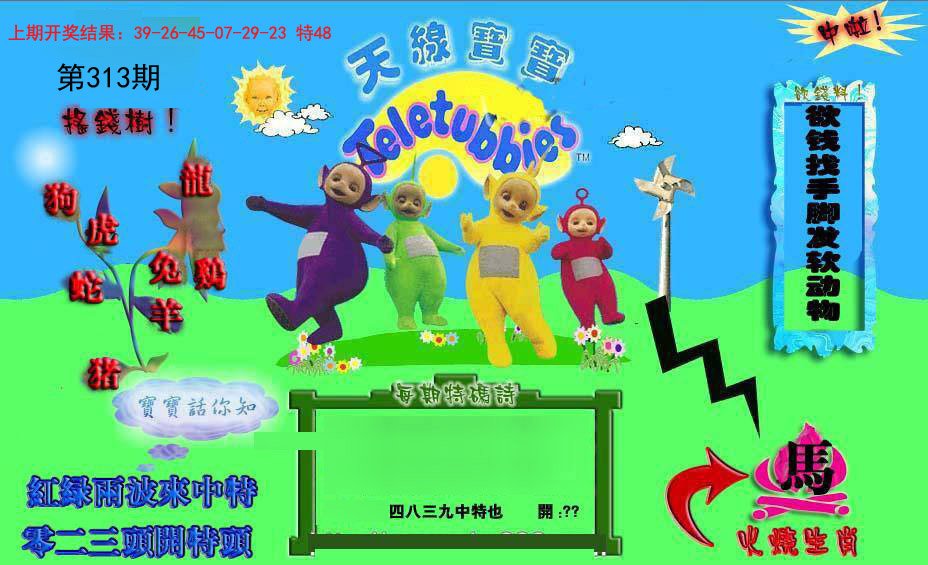 2024313期正版天线宝宝D