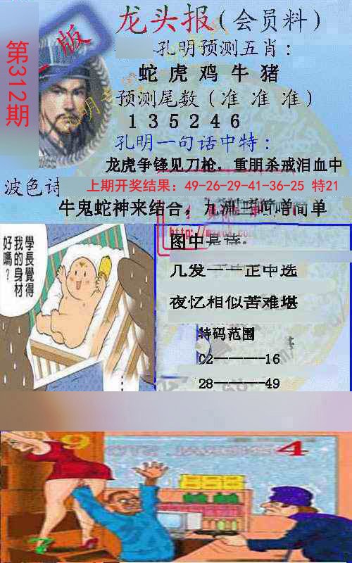 2024312期龙头报