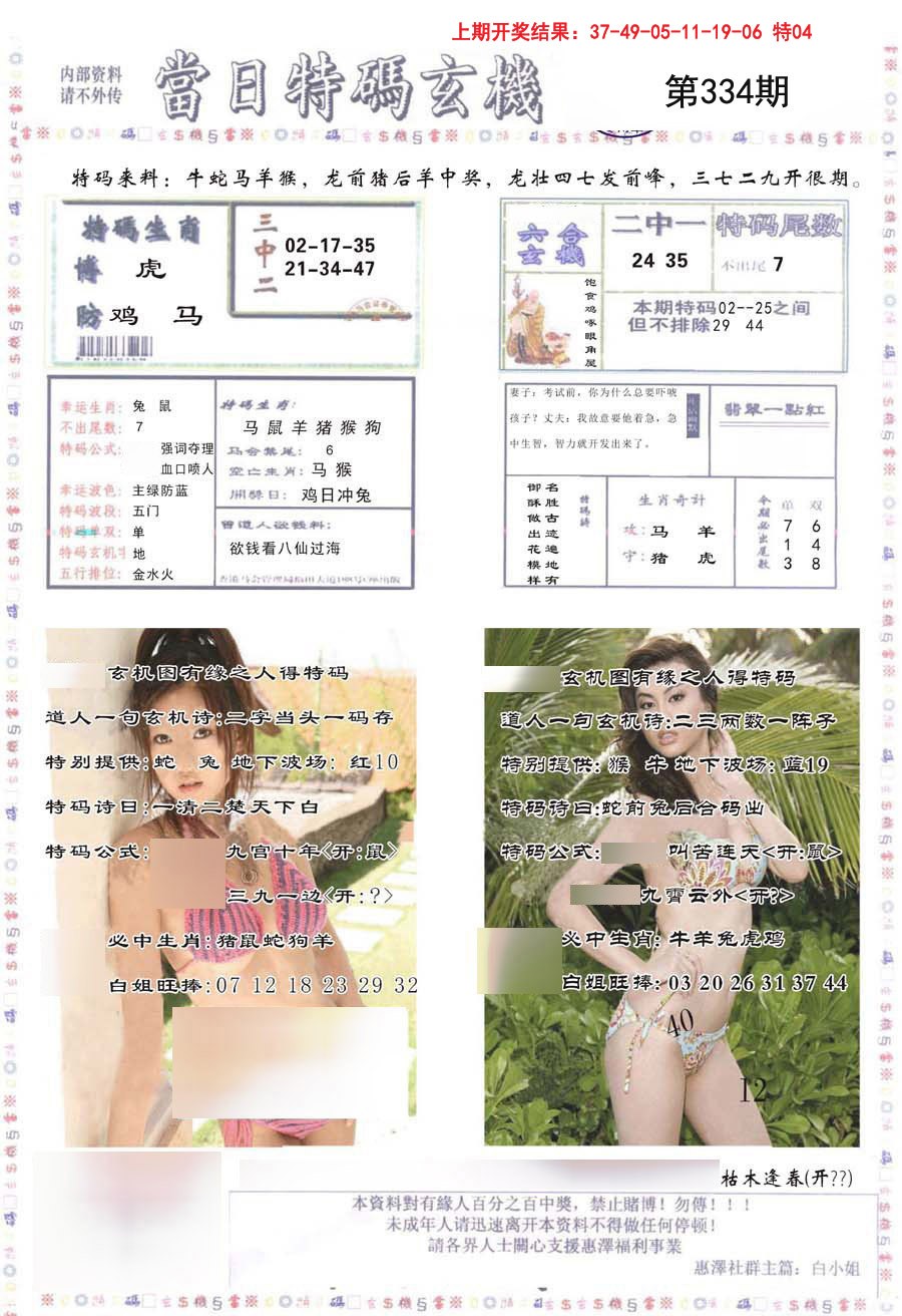 2024334期当日特码玄机-2