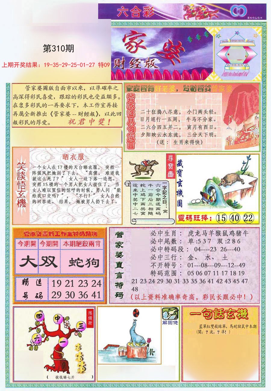 2024310期管家婆财经版