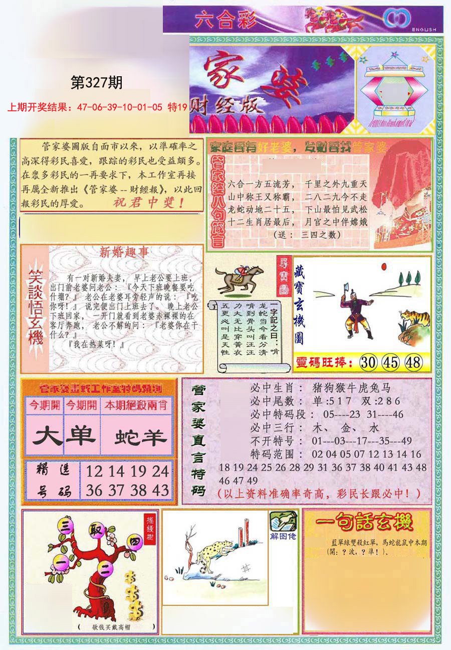 2024327期管家婆财经版