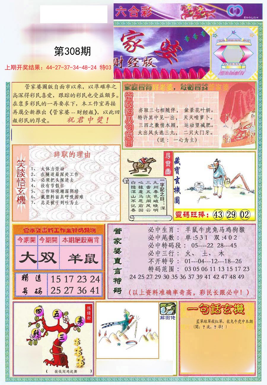 2024308期管家婆财经版