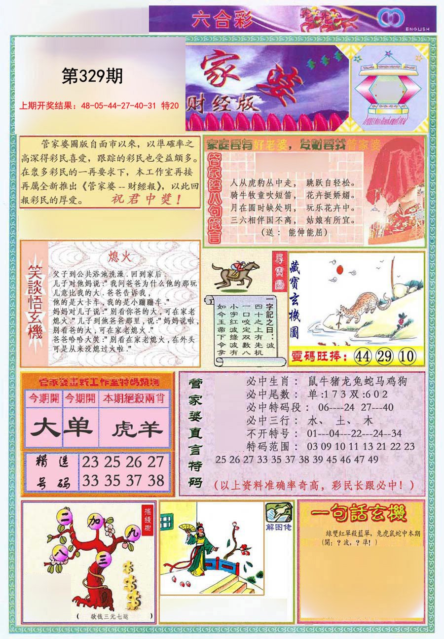 2024329期管家婆财经版