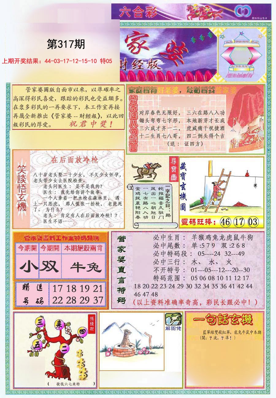 2024317期管家婆财经版