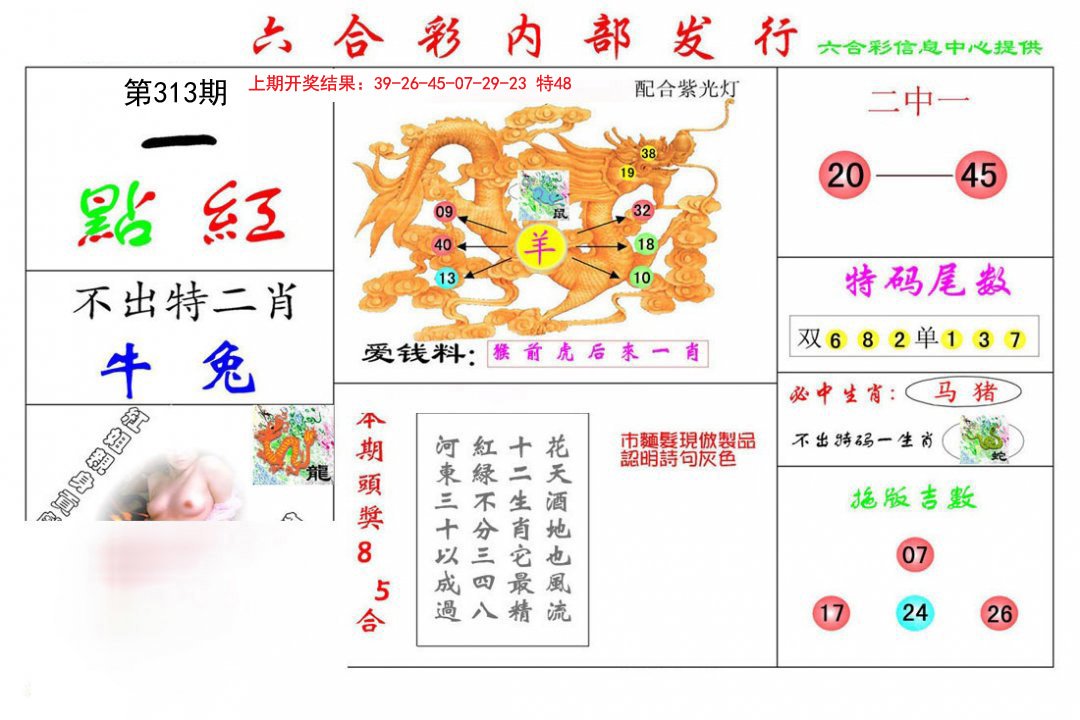 2024313期一点红