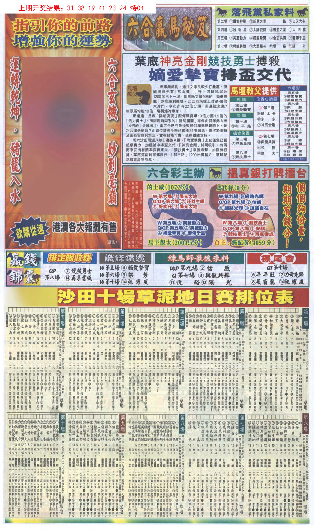 2024311期新报跑狗B