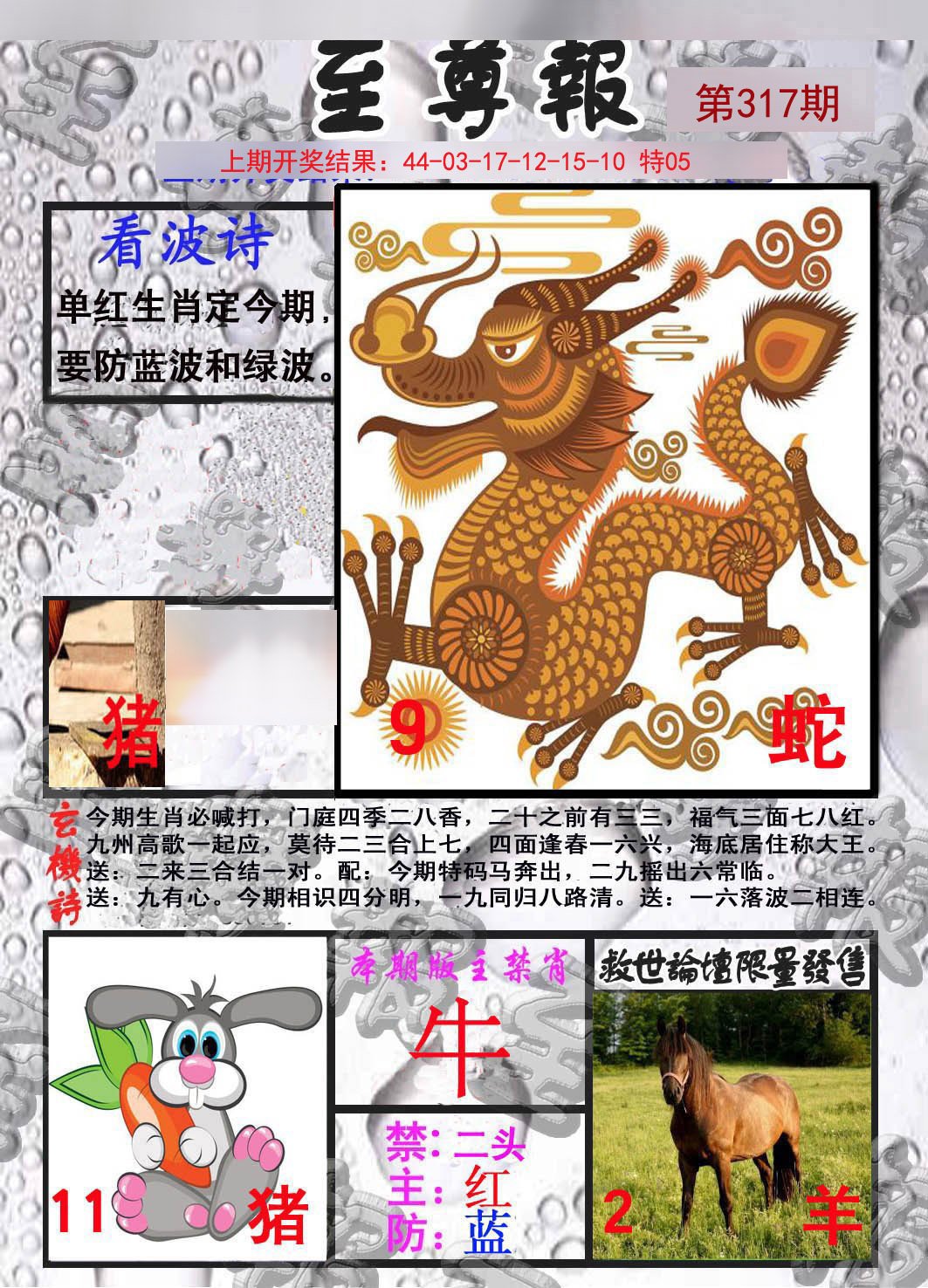 2024317期至尊报