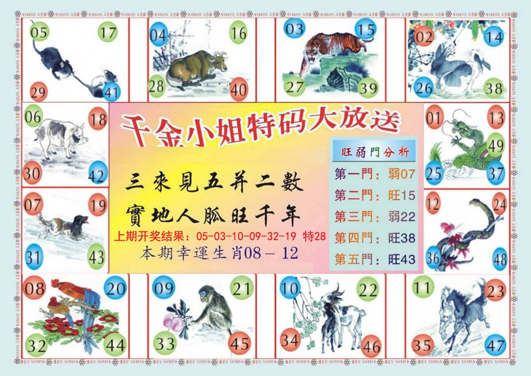 2024326期(新版)千金小姐B