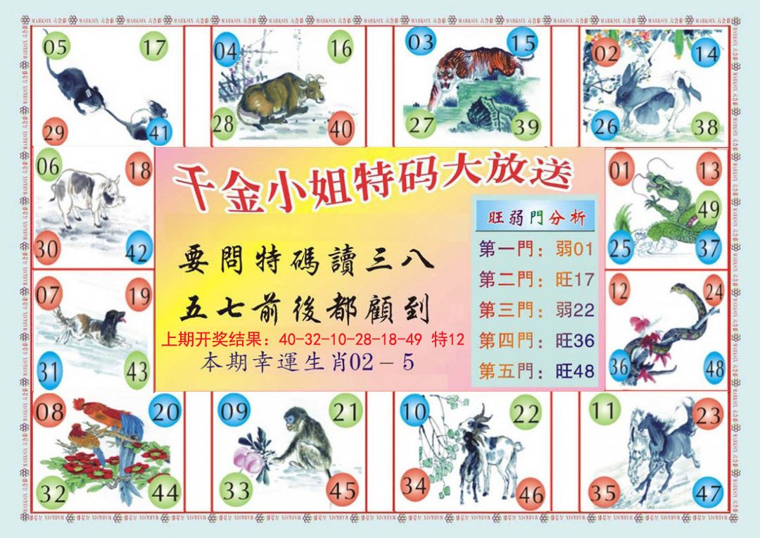 2024321期(新版)千金小姐B