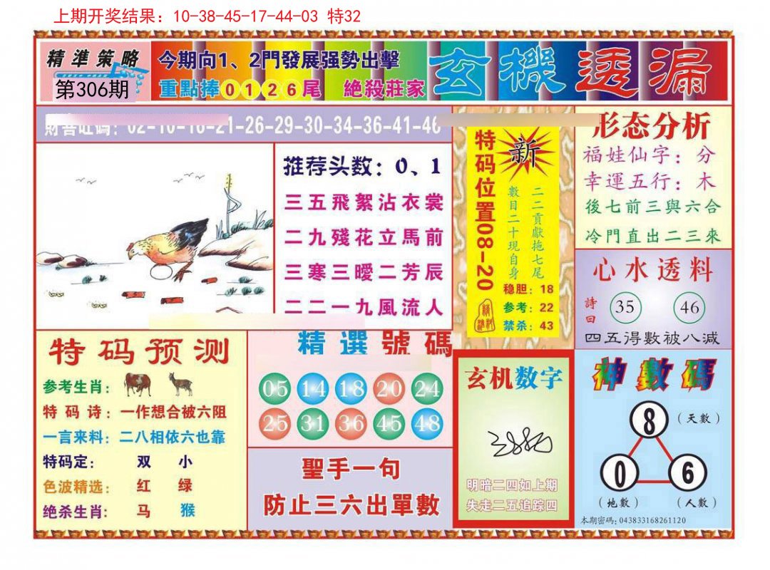 2024306期玄机透漏