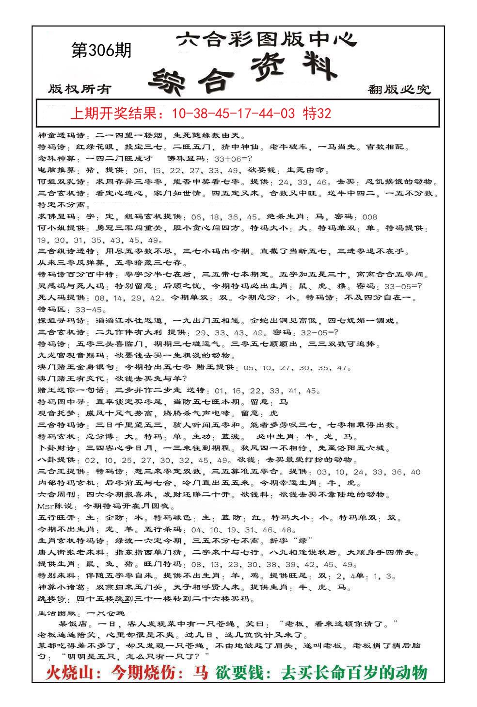 2024306期内部综合资料