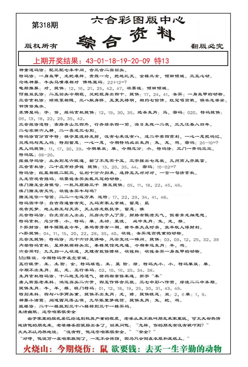 2024318期内部综合资料