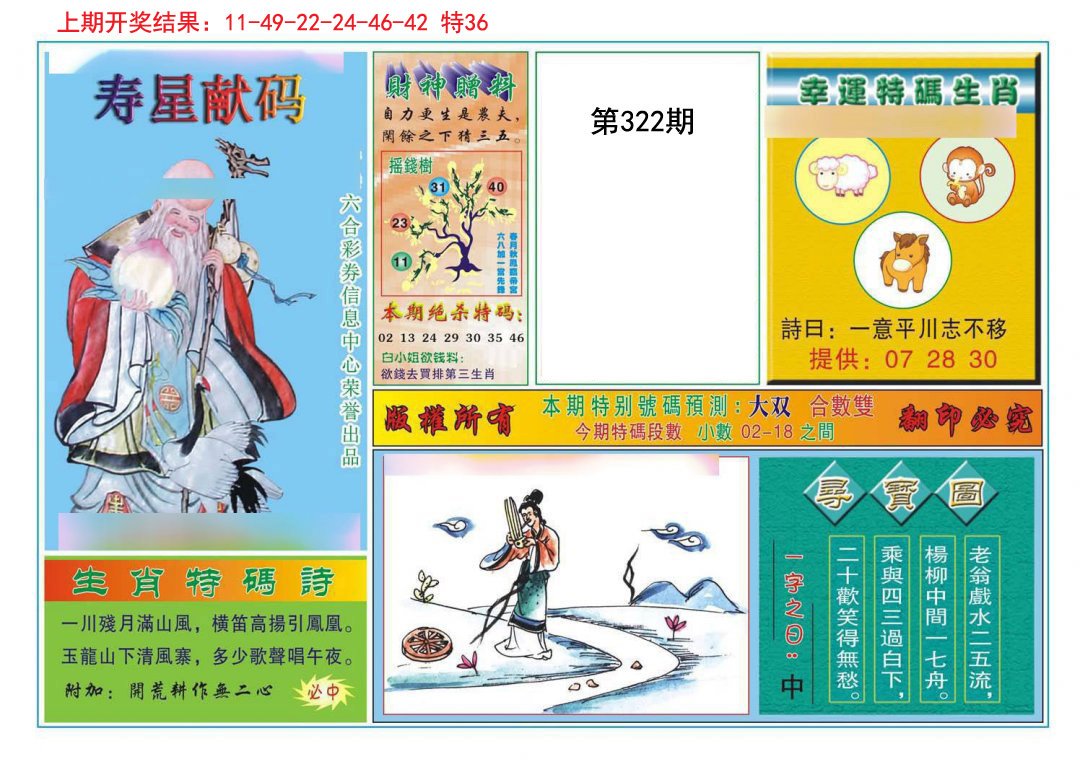 2024322期寿星献码