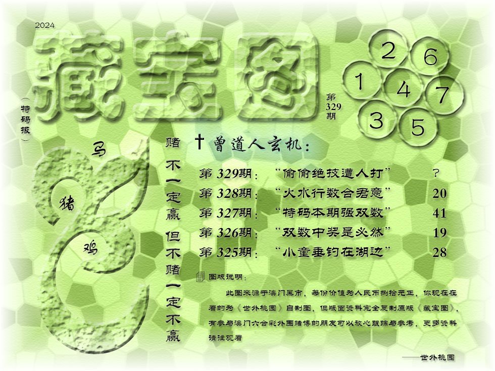 2024329期《藏宝图》