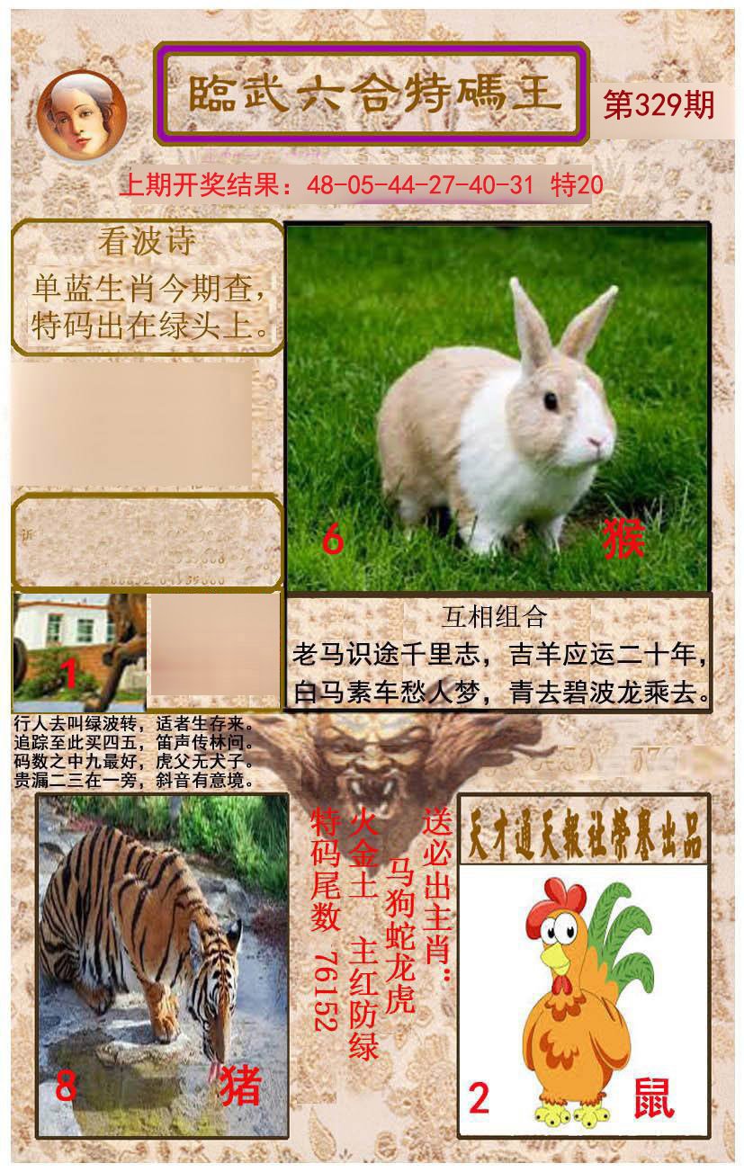 2024329期临武六合特码王