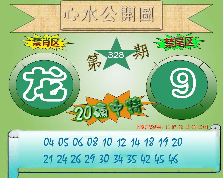 2024328期心水公开图
