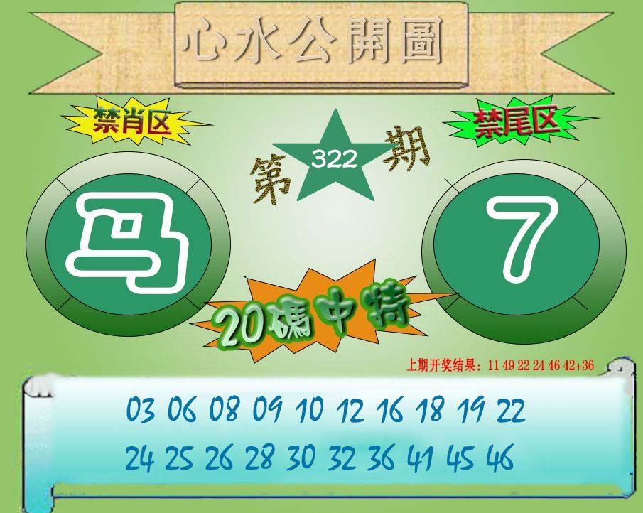 2024322期心水公开图