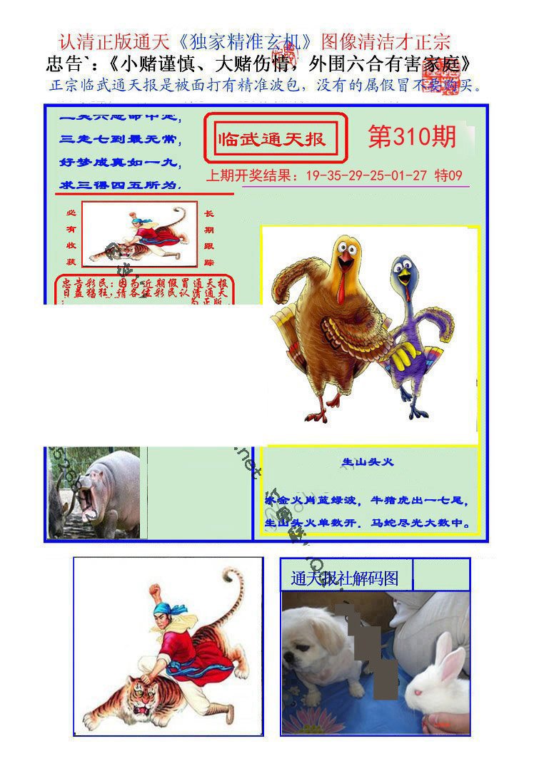 2024310期临武通天报