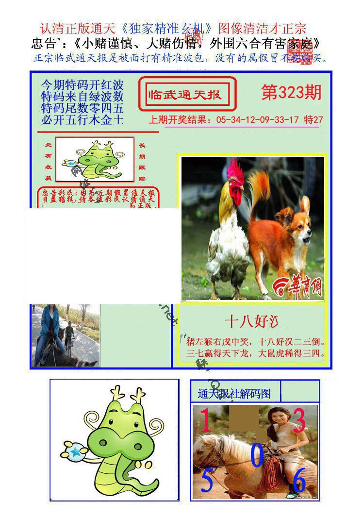 2024323期临武通天报