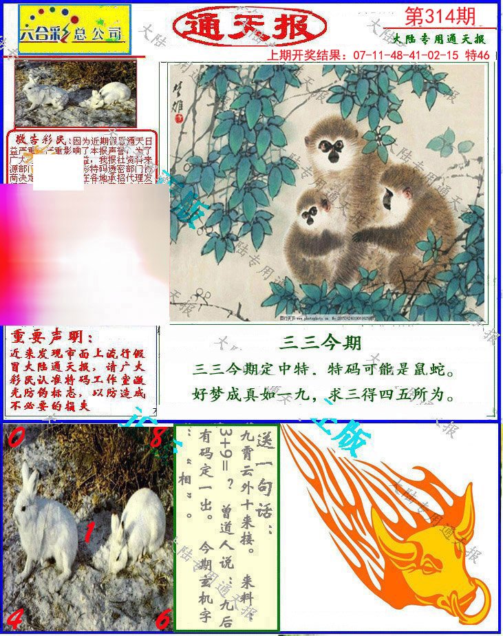2024314期大陆通天报