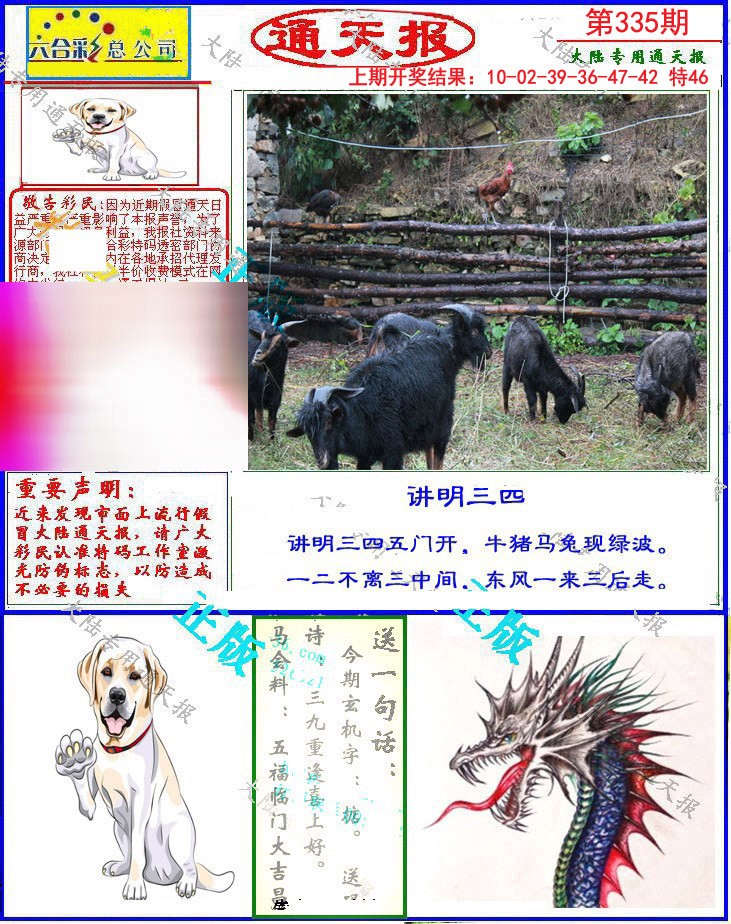 2024335期大陆通天报
