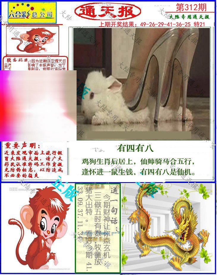 2024312期大陆通天报