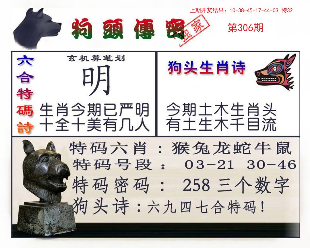 2024306期狗头传密