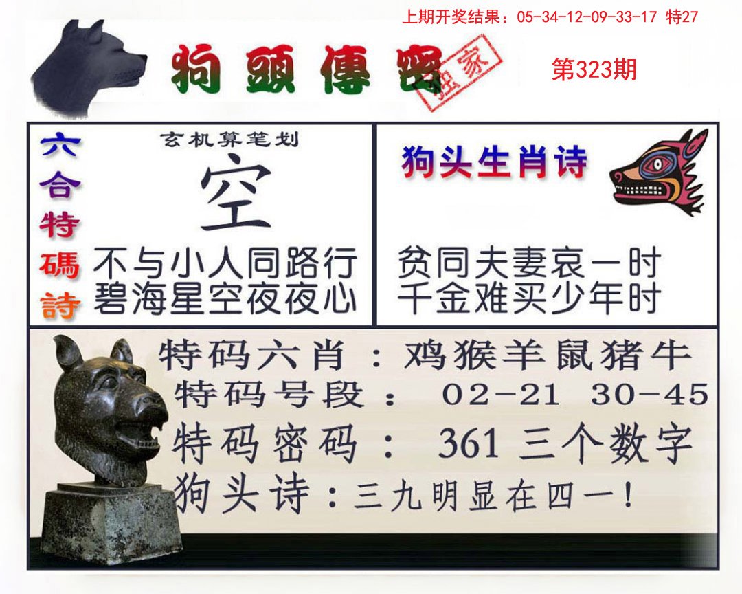 2024323期狗头传密