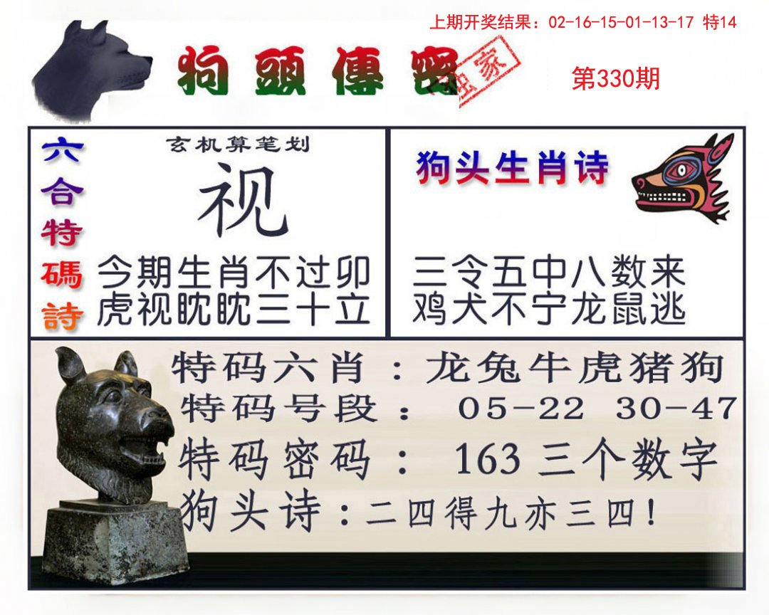 2024330期狗头传密
