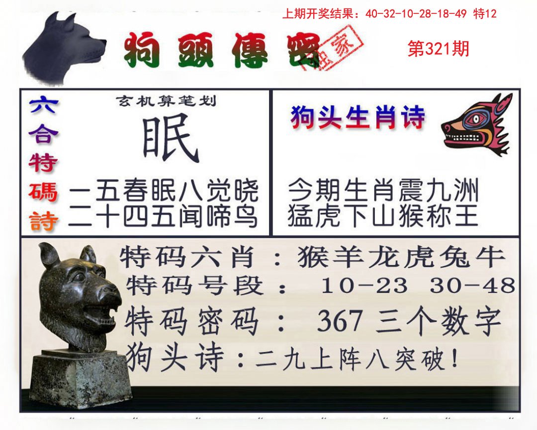 2024321期狗头传密