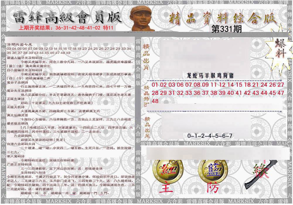 2024331期雷锋资料综合版