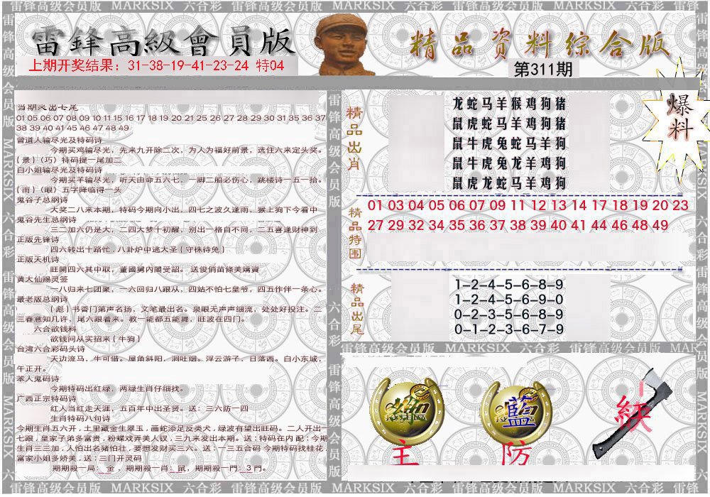 2024311期雷锋资料综合版