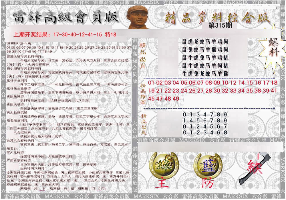 2024315期雷锋资料综合版
