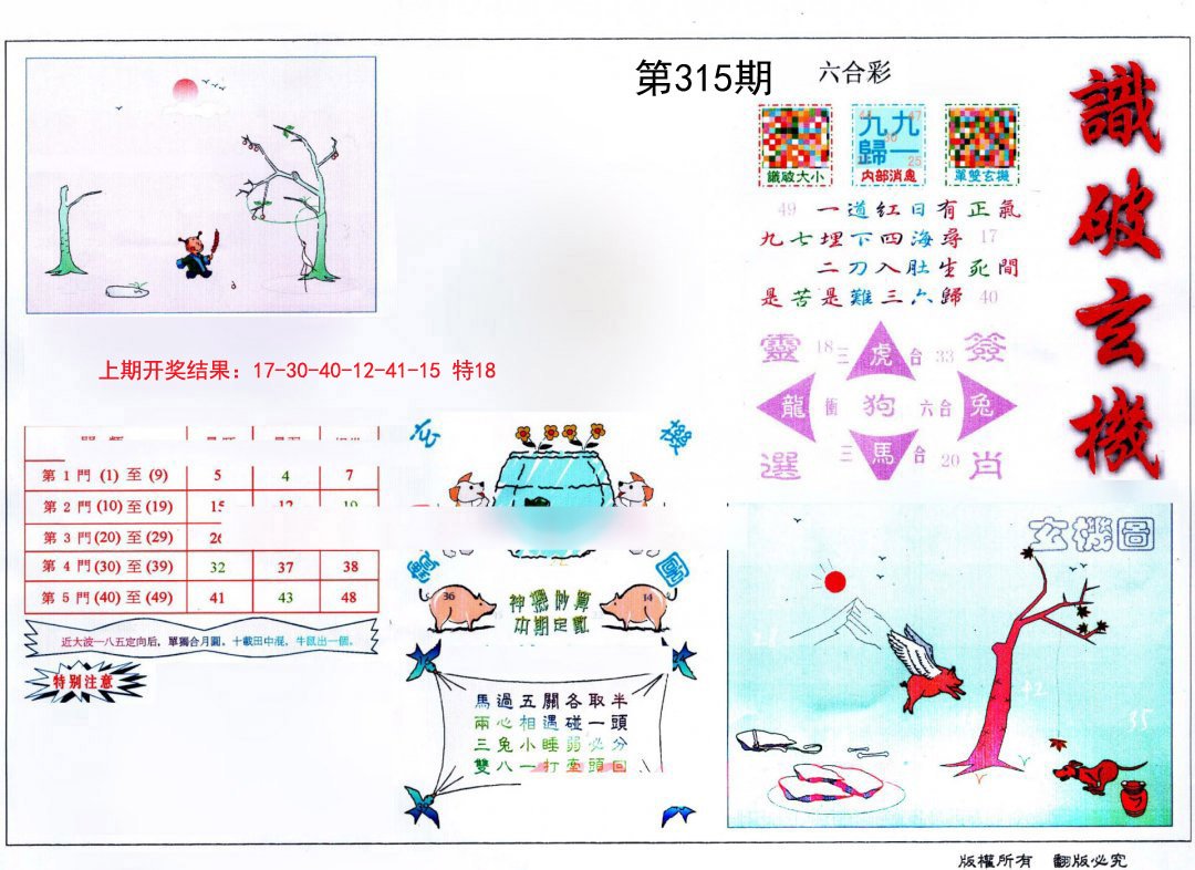2024315期识破玄机