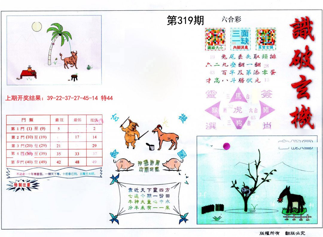 2024319期识破玄机