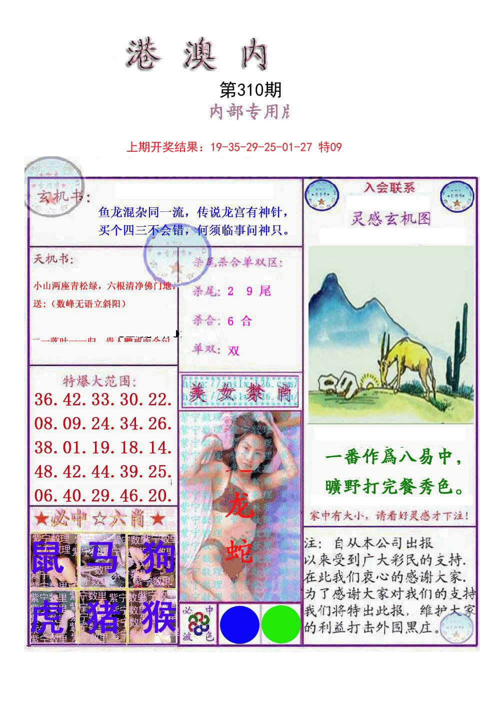 2024310期港澳内幕报
