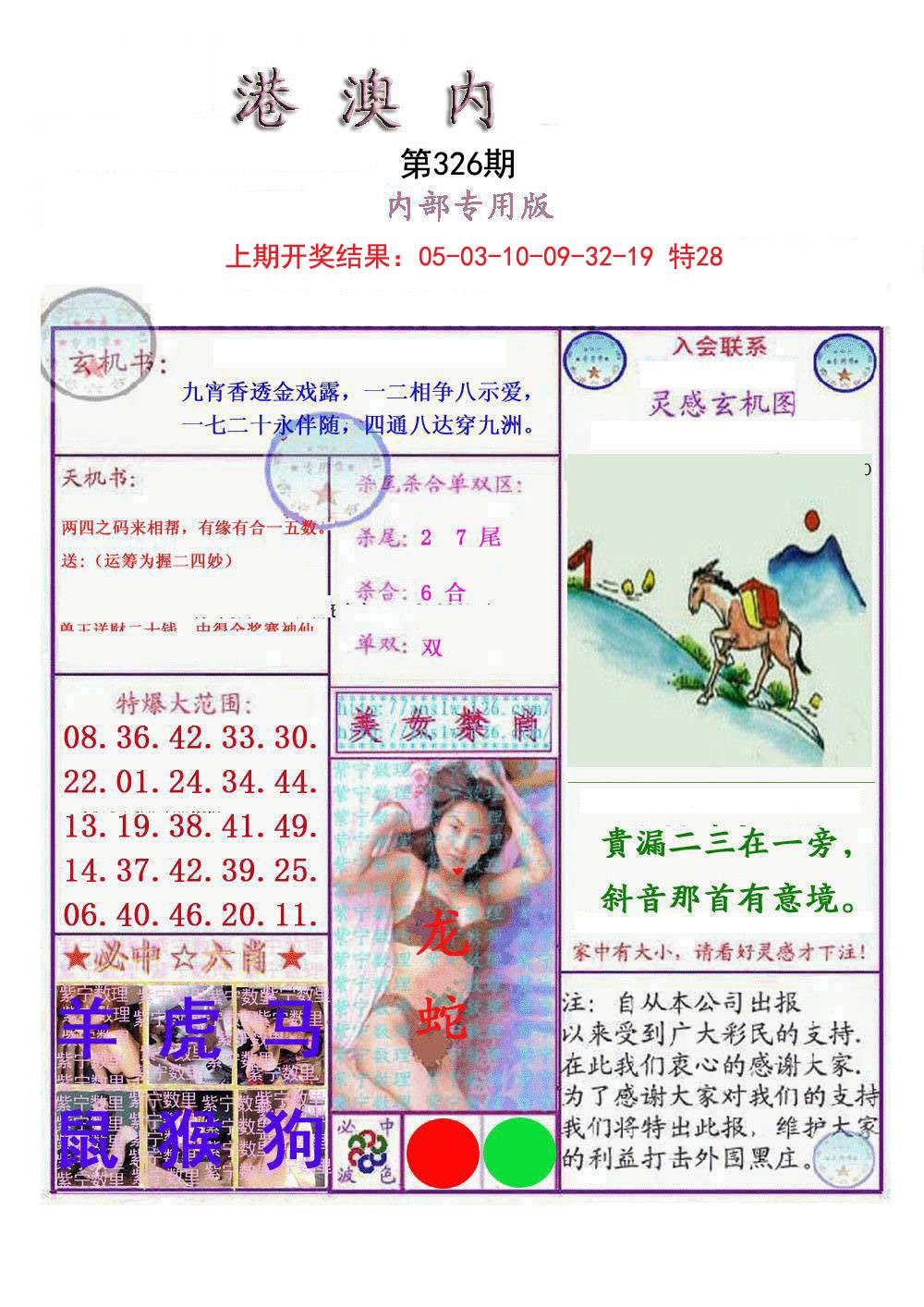 2024326期港澳内幕报