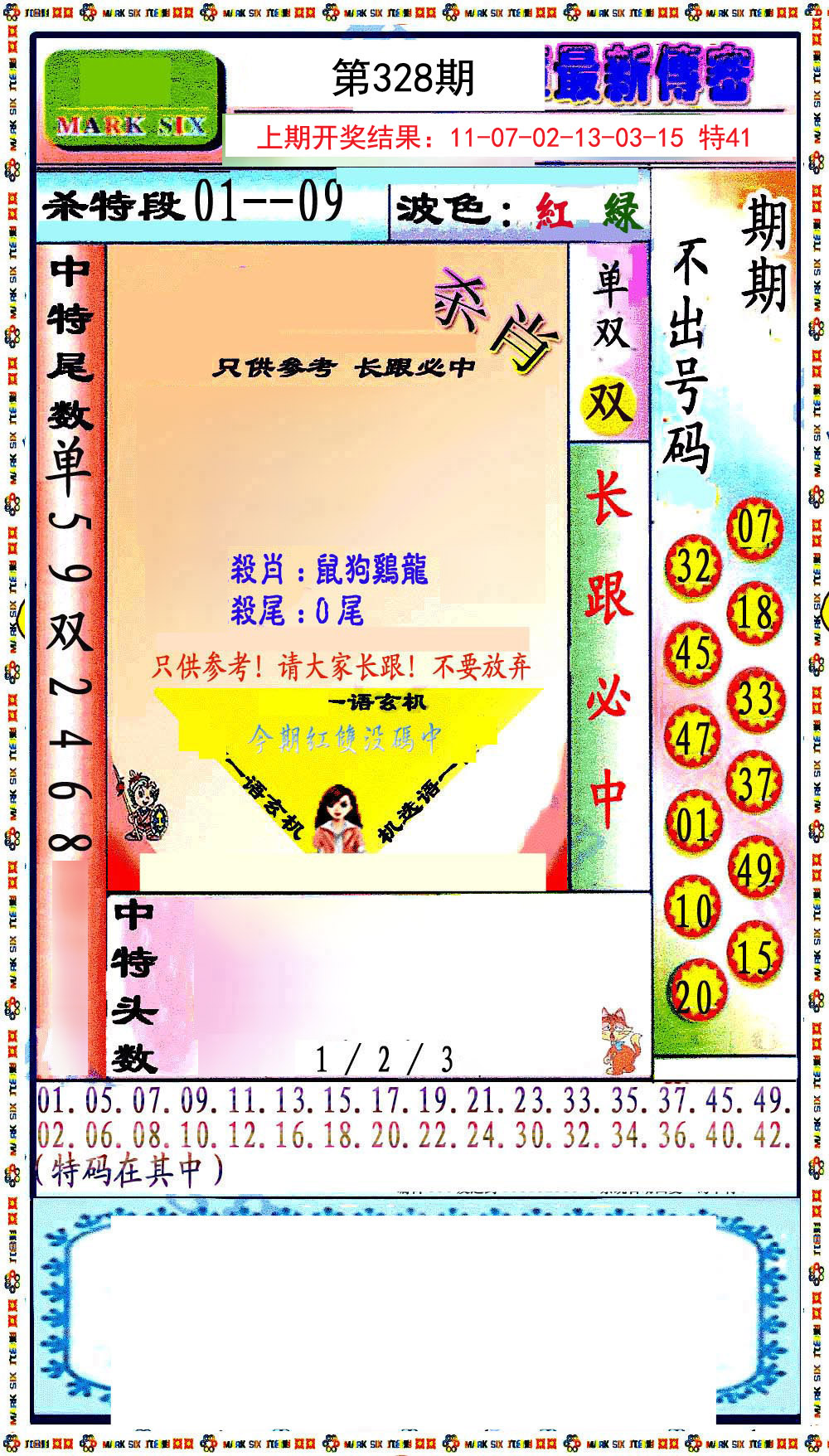 2024328期最新传密绝杀6肖