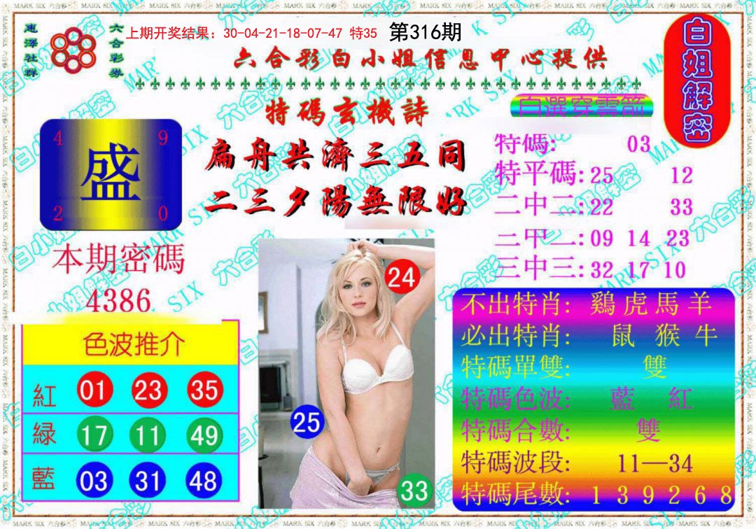 2024316期白姐解密《另版》