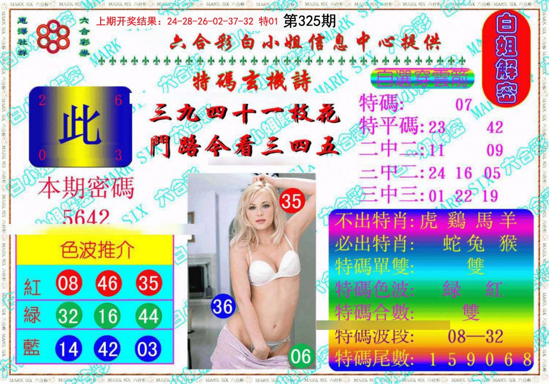 2024325期白姐解密《另版》