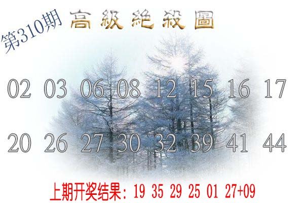 2024310期高级内部绝杀