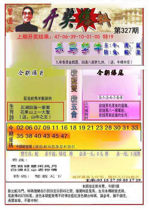 2024327期开奖爆料(新图推荐)