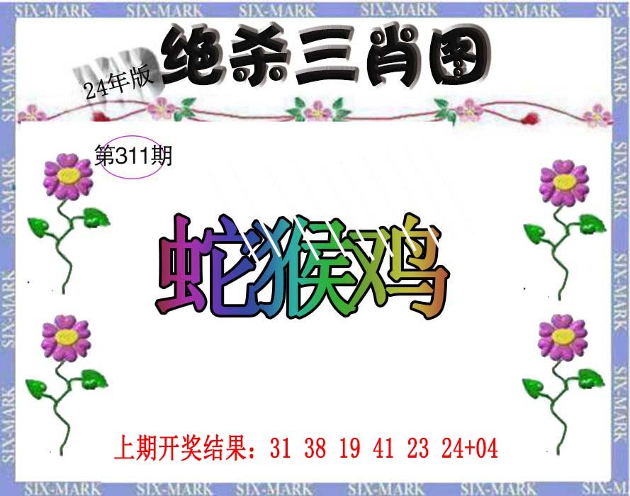 2024311期生财有道杀三肖