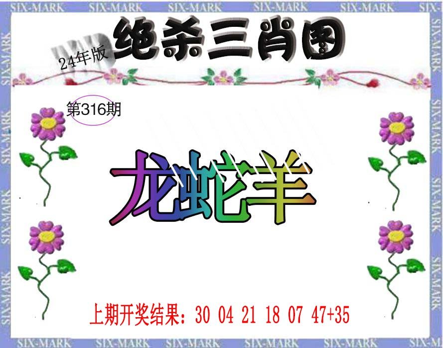2024316期生财有道杀三肖