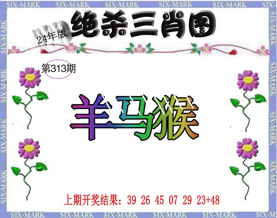 2024313期生财有道杀三肖