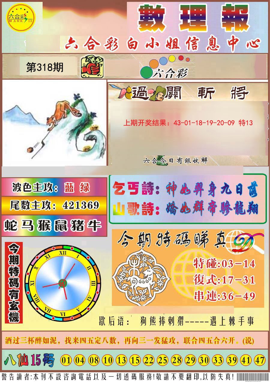 2024318期九龙数理报