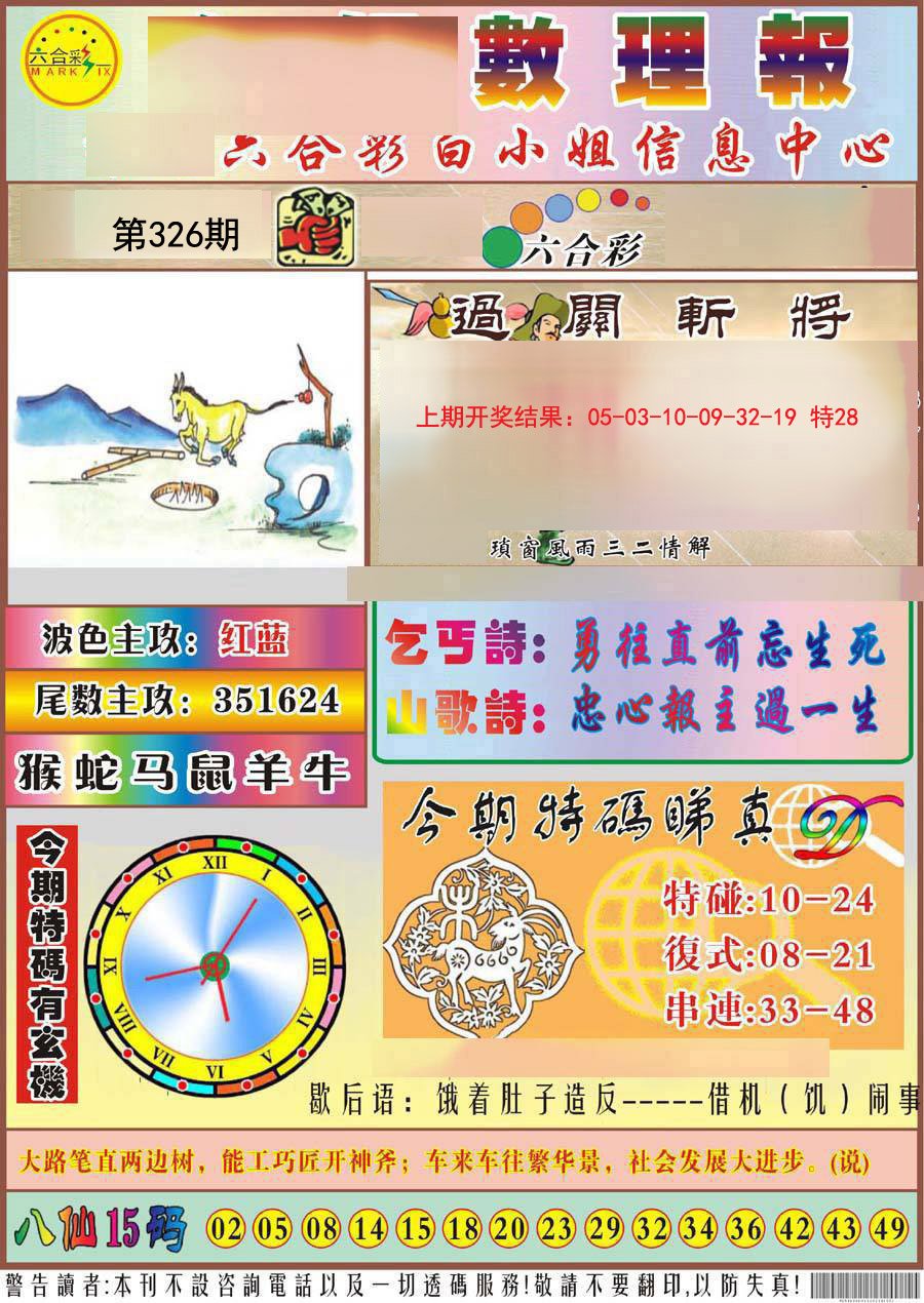 2024326期九龙数理报