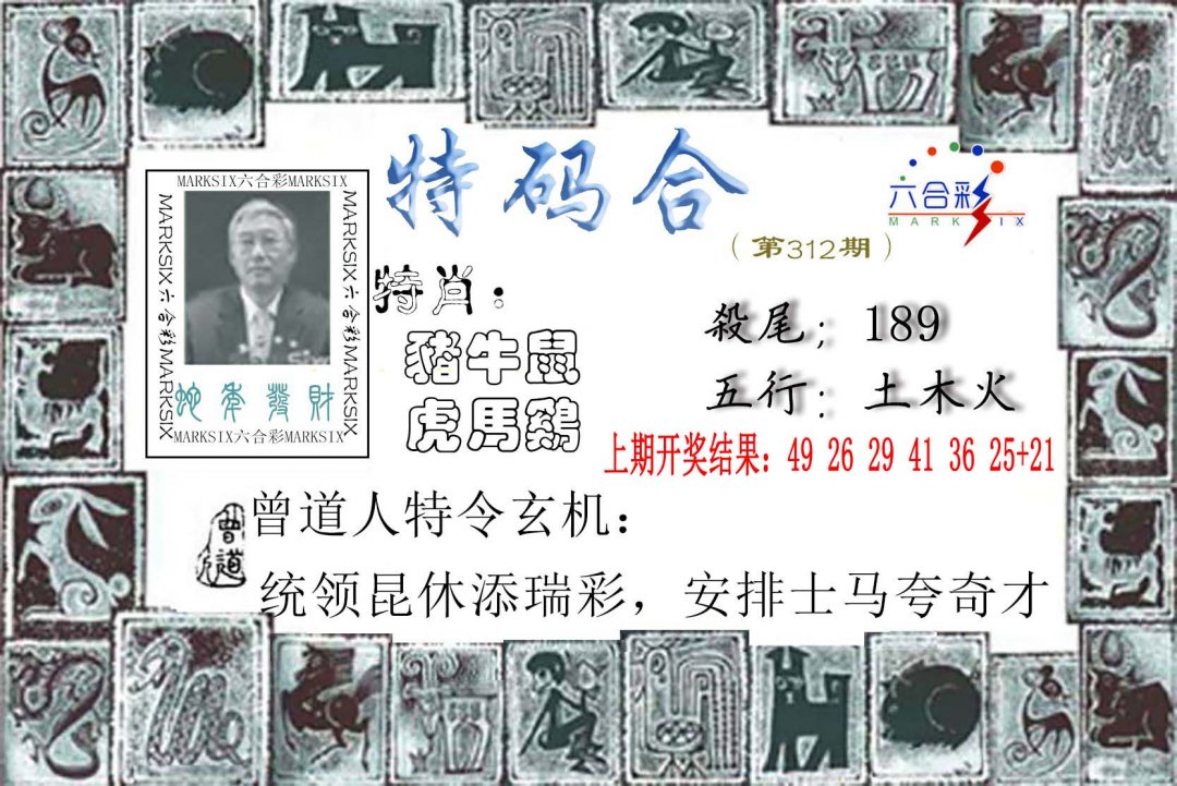 2024312期特准特码令